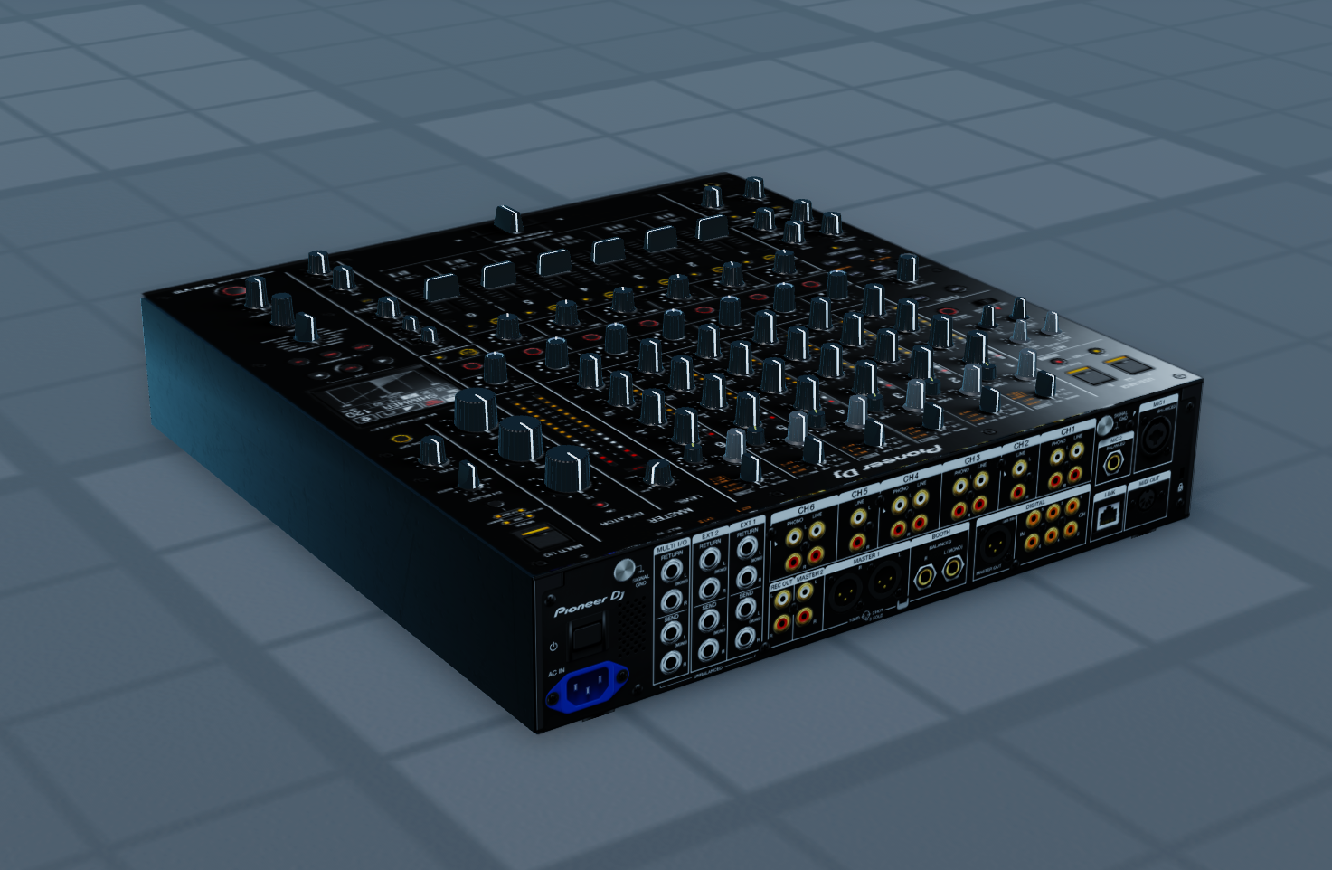 Pioneer DJM V10 Mixer - Back